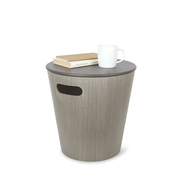 Σκαμπό / Αποθηκευτικός χώρος Woodrow Gray Umbra